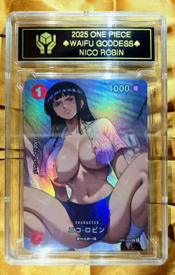 NICO ROBIN One Piece Anime Waifu Goddess CUSTOM CARD NM - Image 3