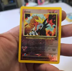 Entei Holo - Black Star Promo Card #34 - Swirl pokemon card - Image 1