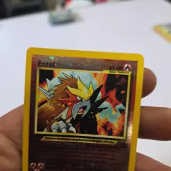 Entei Holo - Black Star Promo Card #34 - Swirl pokemon card - Image 3