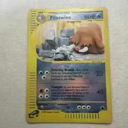 Pokemon TCG Skyridge Piloswine Reverse Holo Card 24/144 LP Condition - Image 1