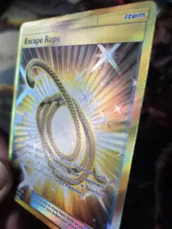 Escape Rope - 163/147 - Pokemon Burning Shadows Sun & Moon Secret Rare Card - Image 3