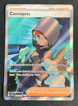 Cassiopeia 086/064 Shrouded Fable Full Art Ultra Rare Pokemon TCG Card NM - Image 1