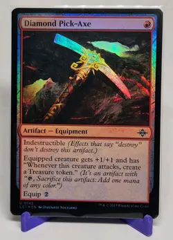 Mtg FOIL Diamond Pick-axe The Lost Caverns Of Ixalan 0143 Uncommun - Image 1