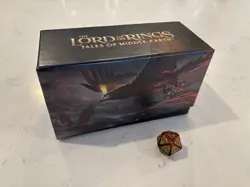 MTG Lord of the Rings Tales of Middle Earth Gift Bundle Box EMPTY BOX & D20 ONLY - Image 1