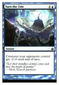 Turn the Tide Mirrodin Besieged MTG - NM+ Mythic Relics - Image 1