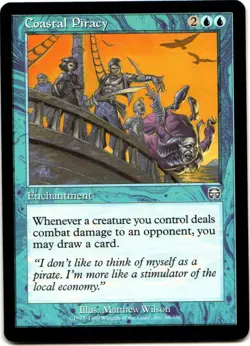 COASTAL PIRACY 68 MAGIC: THE GATHERING MERCADIAN MASQUES (MMQ) UNCOMMON - Image 1