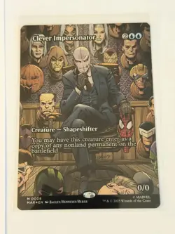 Clever Impersonator Borderless Marvel Universe Foil 8 - Image 1