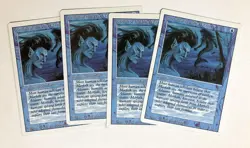 Merfolk of the Pearl Trident (4) Revised Edition NM Magic the Gathering MTG - Image 1