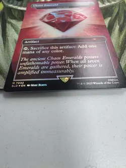 Chaos Emerald (Lotus Petal) Red 7032 Secret Lair Drop Sonic Bonus MTG - Image 3
