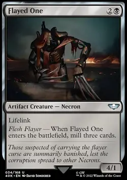 MTG Magic the Gathering Flayed One (34/344) Warhammer 40,000 NM - Image 1