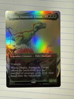 Ghalta, Stampede Tyrant (Borderless) the Lost Caverns of Ixalan Foil - Image 1
