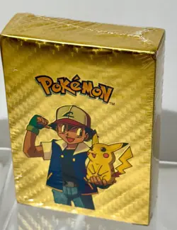 LOT of 2 Boxes of POKEMON GOLD FOIL CARD DECK Gold **NEW** **SEALED** **RARE** - Image 3