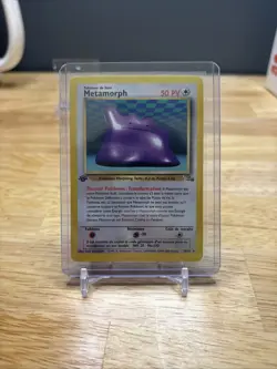 Pokemon TCG Metamorph (Ditto) 1st Edition French 18/62 Fossil Rare 1999 WOTC - Image 1