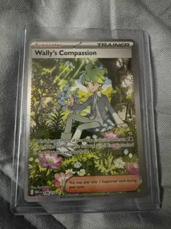 Wally's Compassion 186/132 Pokemon Mega Evolution SIR Near Mint - Image 1