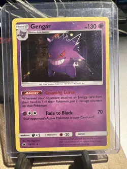Pokemon TCG Gengar Crimson Invasion 38/111 Holo Holo Rare NM/M - Image 1