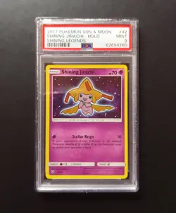 Pokemon Shining Jirachi Holo 42/73 - Shining Legends English - PSA 9 MINT - Image 1