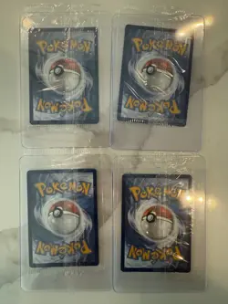 Pokemon TCG Pikachu 027 Promo Holo Black Star Paldea Evolved, Sealed 4 Copies NM - Image 2