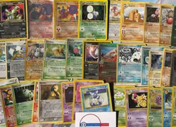 Lotto POKEMON 260+ Carte VINTAGE/Holo E Rare (Set Base/jungle/Charizard) Played - Image 1