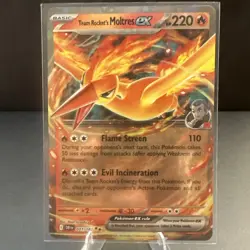 Pokemon Team Rocket's Moltres ex - 031/182 - Double Rare - NM - Destined Rivals - Image 1