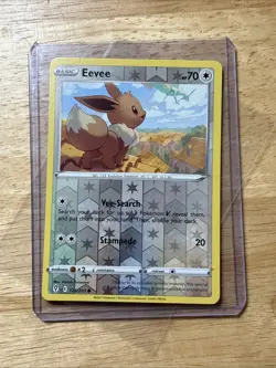 Eevee 125/203 Pokemon Evolving Skies Rev Reverse Holo NM FAST SHIPPING - Image 1