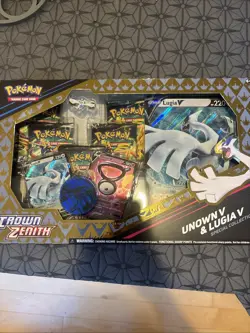 Pokemon Crown Zenith Unown V & Lugia V Special Collection Sealed🔥 - Image 1