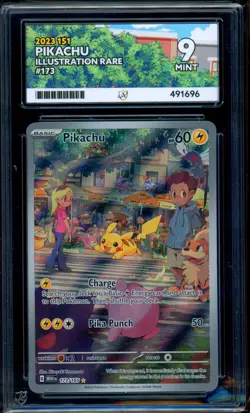 ACE 9 Pikachu Illustration Rare 173/165 151 Pokemon English MINT #5 - Image 1