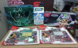 POKEMON PRISMATIC SURPRISE + TWILIGHT ETB + LILLIE + (2) DESTINED BLISTER PACKS - Image 1