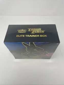 Pokemon TCG Sword & Shield Crown Zenith ETB Elite Trainer Box Factory Sealed - Image 5