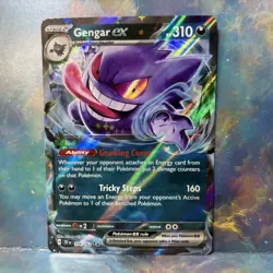 Gengar ex Temporal Forces Ultra Rare Pokemon TCG 104/162 Scarlet & Violet - Image 1