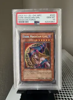 2003 Dark Magician Girl MFC-000 Magician's Force PSA 10 - Image 1