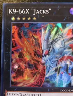 K9-66X "Jacks" DOOD-EN047 1st Edition Super Rare Doom Of Dimensions Yu-Gi-Oh! - Image 2