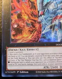 K9-66X "Jacks" DOOD-EN047 1st Edition Super Rare Doom Of Dimensions Yu-Gi-Oh! - Image 4