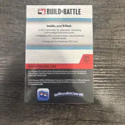 Pokemon Cards - S&V: Destined Rivals Build & Battle BOX (4 Packs, 40-Card Deck+) - Image 2