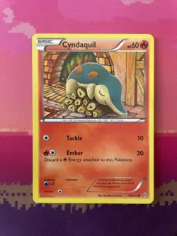 Pokemon Card Cyndaquil Breakthrough Common 18/162 Near Mint - Image 1