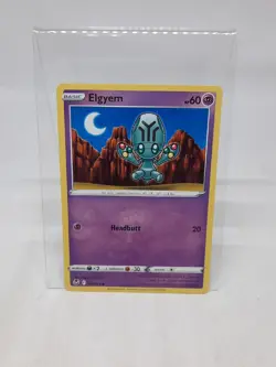 1x Elgyem 079/195 Silver Tempest Pokemon TCG Card NM - Image 1
