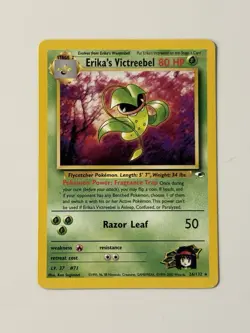 Erika's Victreebel 026/132 Gym Heroes Unlimited Pokemon Card TCG LP - Image 1