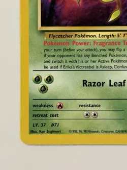 Erika's Victreebel 026/132 Gym Heroes Unlimited Pokemon Card TCG LP - Image 3