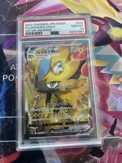 Pokemon Card PSA 10 Zeraora VMAX SAR 219/172 s12a VSTAR Universe Japanese GM - Image 3