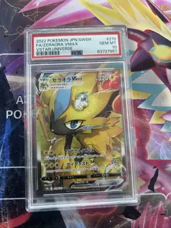 Pokemon Card PSA 10 Zeraora VMAX SAR 219/172 s12a VSTAR Universe Japanese GM - Image 4