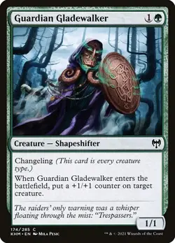 (3x FOIL) GUARDIAN GLADEWALKER - Kaldheim - MTG Magic the Gathering Card - Image 1