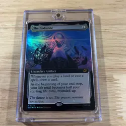 M 0353 The Endstone FOIL EXTENDED ART Artifact Edge of Eternities MTG Card - Image 1