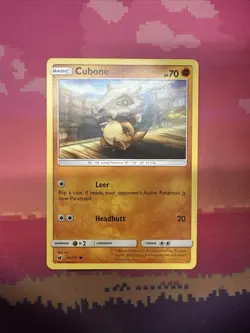 Pokemon Card Cubone Crimson Invasion Common 52/111 Near Mint - Image 1