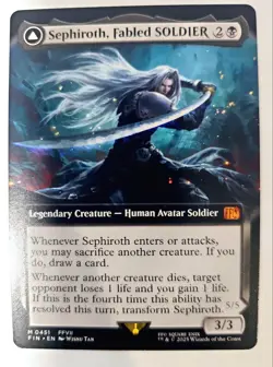 Sephiroth, Fabled Soldier MTG Final Fantasy VII Crossover M0451 NM/M - Image 1