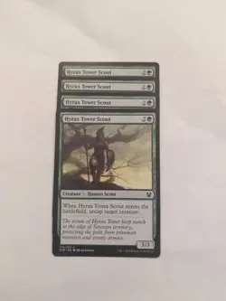 (4) Hyrax Tower Scout *PLAYSET* Theros Beyond Death Regular NM MTG - Image 1