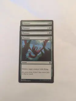 (4) Plummet *PLAYSET* Theros Beyond Death Regular NM MTG - Image 1