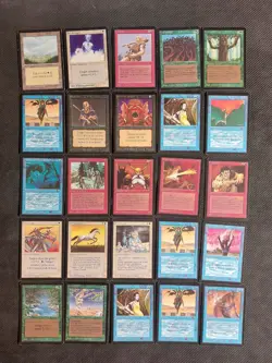 Lot 25 Beta Cards 1993 MTG Vintage old school magic !!! - Image 1