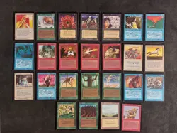 Lot 25 Beta Cards 1993 (6 Ex+-) MTG Vintage old school magic !!! - Image 1
