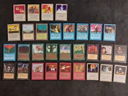 Big Lot 30 Beta Cards 1993 Ex +- lp pl MTG Vintage old school magic !!! - Image 1