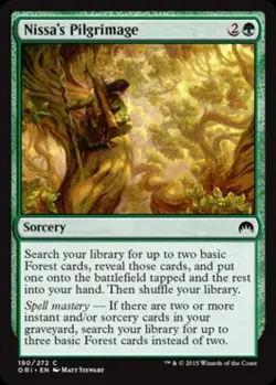 Nissa's Pilgrimage - Near Mint MTG Magic Origins - Image 1