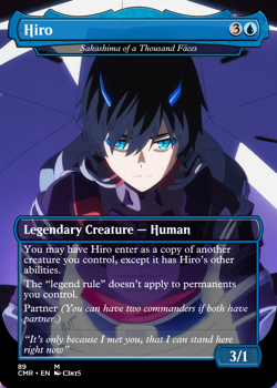 Custom Foil Custom sticker on bulk MTG Commander - tim*the*enchanter - Image 2